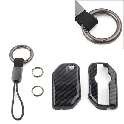 Key Chain Procter Cover Fob For BMW F750GS F850GS R1200GS R1250GS Carbon Fiber