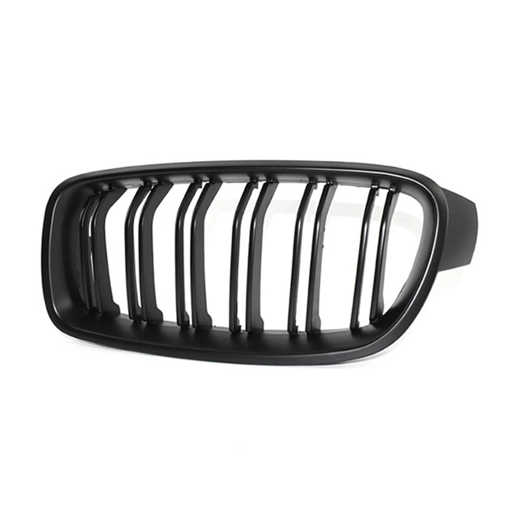 2pcs Matte Black Front Kidney Grille for BMW F30 F31 F35 3-SERIES Sedan 2012-14