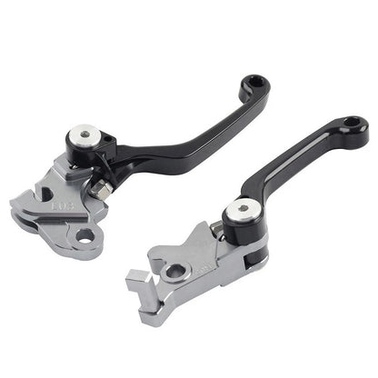 Pair Pivot Brake Clutch Lever For YAMAHA WR 250F WR 450F 01-16 WR250F WR450F Blk