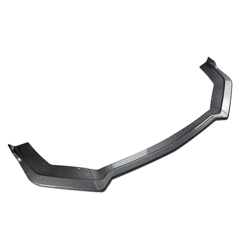 Front Bumper Lip Spoiler Splitter Fit For Ford Mustang 2018-2023 Carbon Look