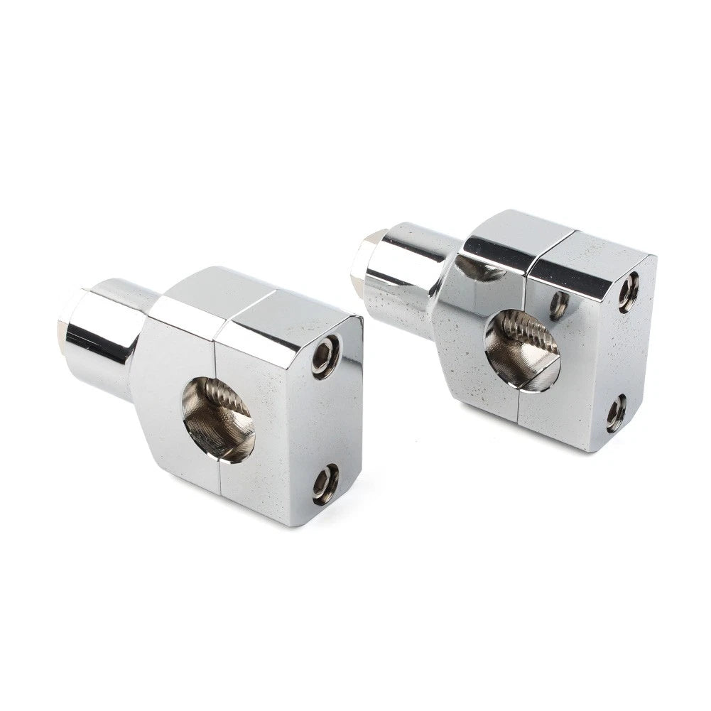1" Handlebar Handle Bar Adapter Risers Clamp Mounts For Harley for Kawasaki Pair
