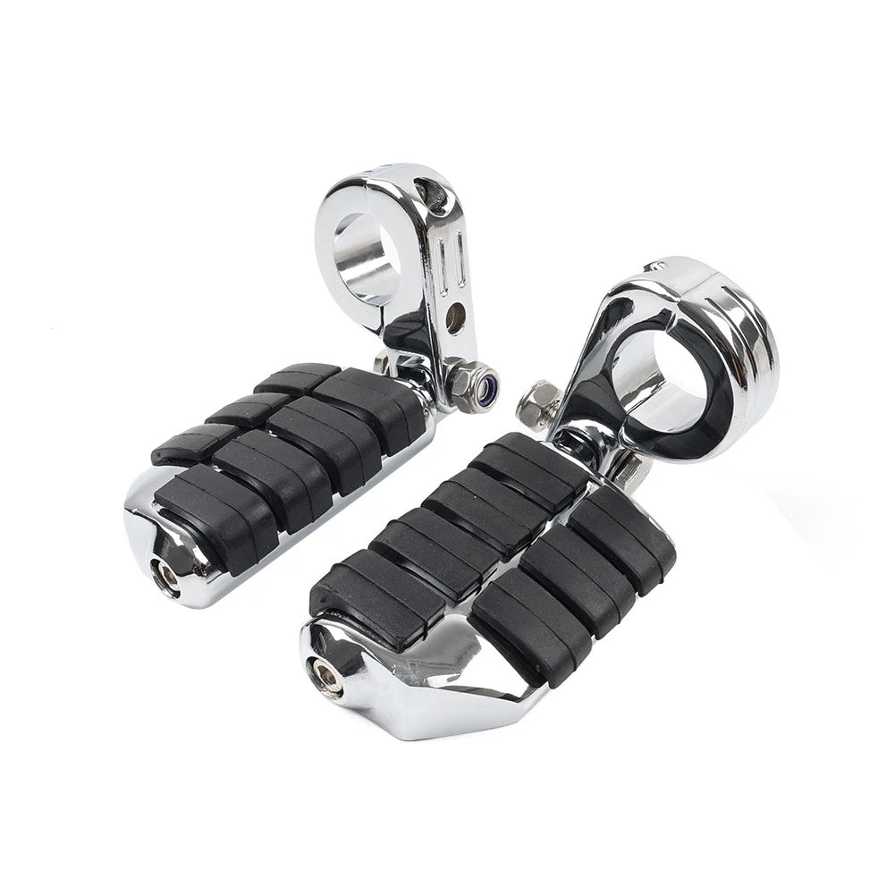 1-1/4" Highway Bar Footpeg Foot Pegs Mount For Harley Touring Road Street Glide