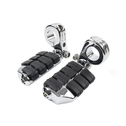 1-1/4" Highway Bar Footpeg Foot Pegs Mount For Harley Touring Road Street Glide