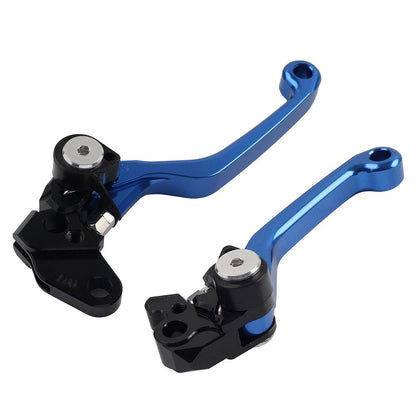 2 Pcs CNC Alu Clutch Brake Lever Pivot Blue For Yamaha YZ250X 16-22/YZ125X 17-22