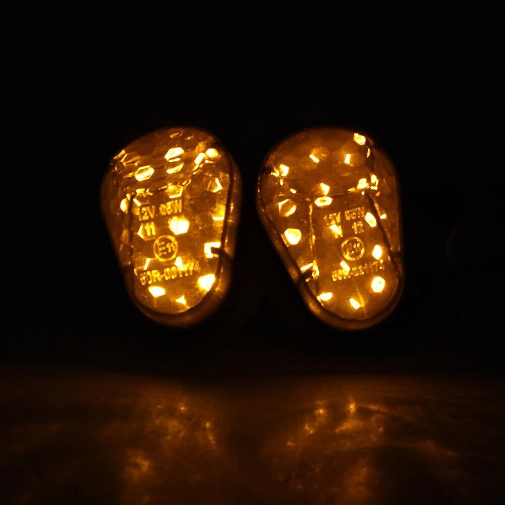 Turn Signal Light Amber LED Lamp Smoke Lens For Kawasaki Ninja ZX6R ZX7R ZX9R US
