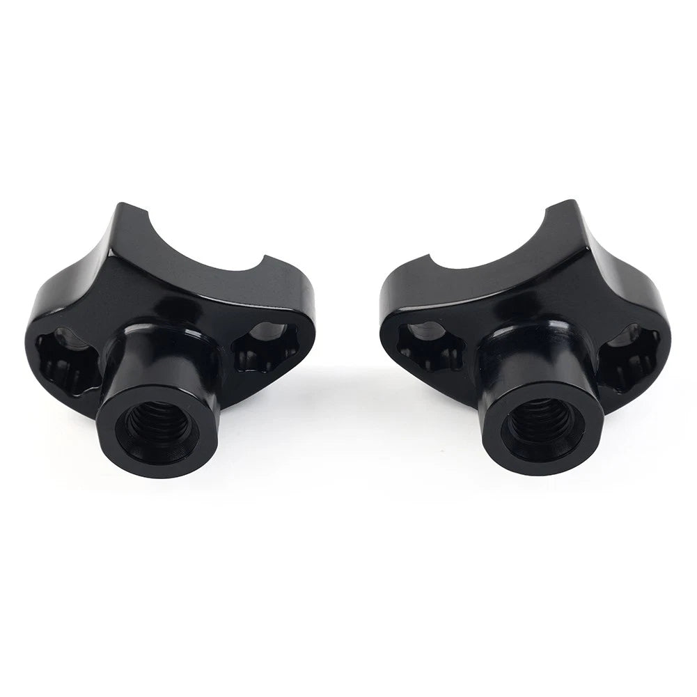 1.7 Tall Handlebar Risers For Harley-Davidson Dyna For Harley Street bob Black