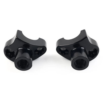 1.7 Tall Handlebar Risers For Harley-Davidson Dyna For Harley Street bob Black