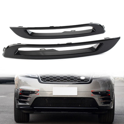 Front Bumper Fog Lamp Cover Left & Right For Land Rover Range Rover Velar 18-21
