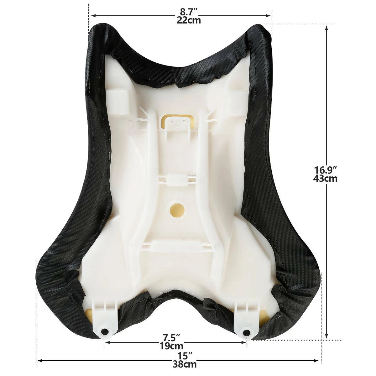 Rider Driver Seat Cushion Fit For Yamaha YZF R1 YZFR1 YZF-R1 04-06 05 Black