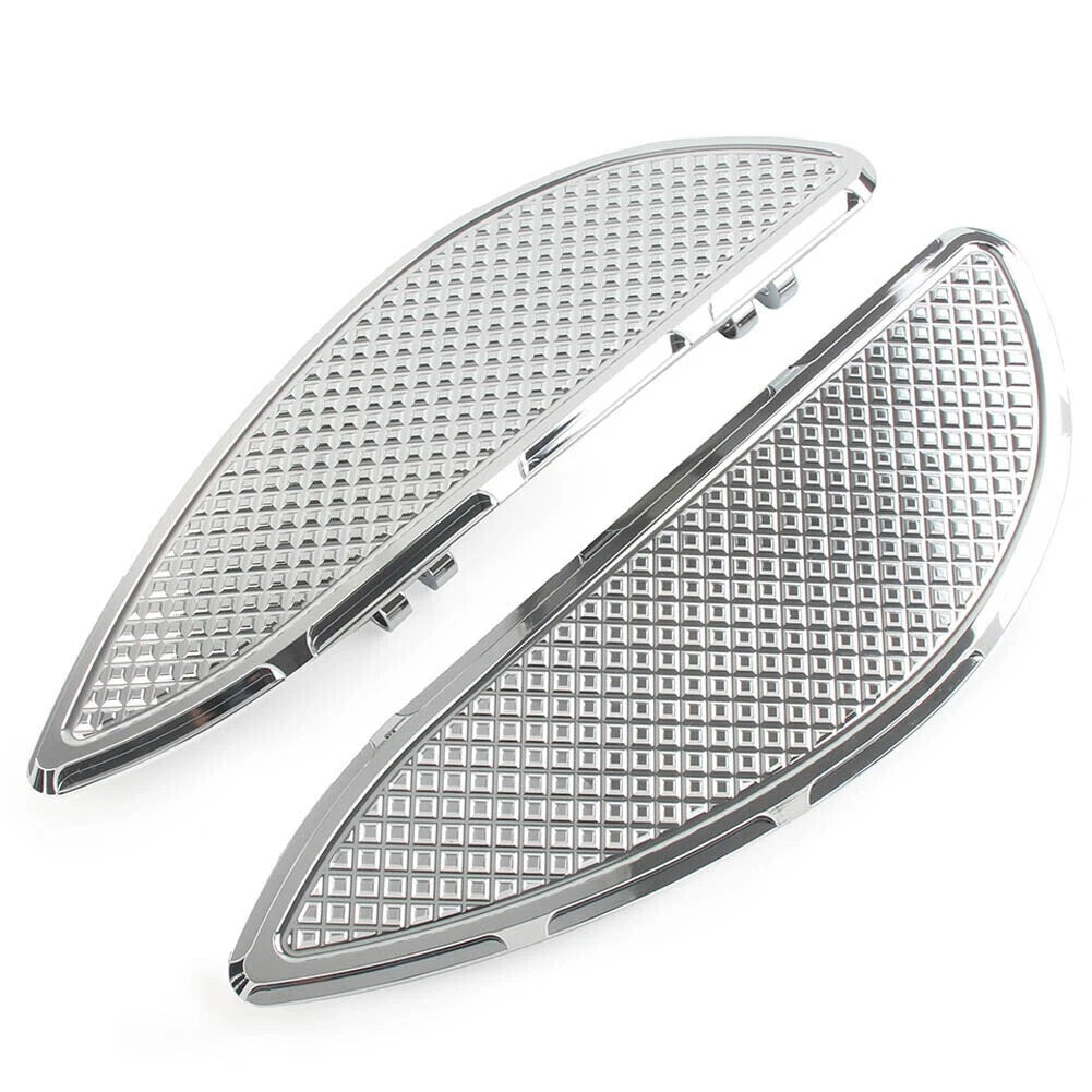 2x Driver Floorboards For Harley Road Electra Glide Classic FLHTC FLHTCU Chrome