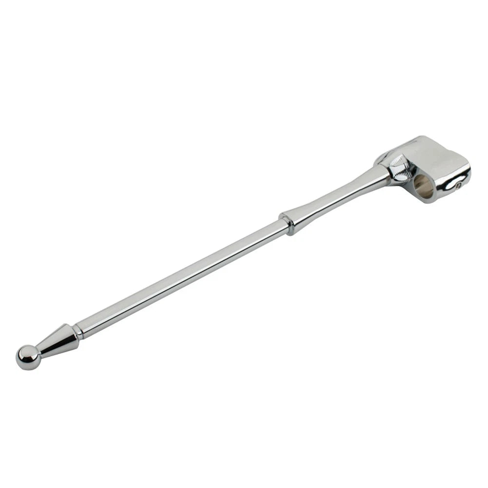 Chrome Flag Pole Rear Luggage Rack Mount For Honda Goldwing GL1800 GL1500