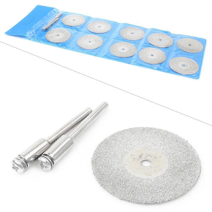 10pcs 35mm Diamond Cutting Wheel Disc Cutter Cut-off Stone Metal Rotary Tool US