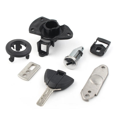 Rear Passenger Seat Pad Pillion Cushion Lock Key Fit SBMW S1000 RR 2010-17 Black