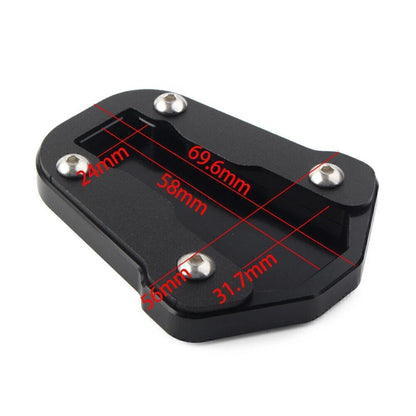 CNC Side Kickstand Enlarge Plate Pad Fit HONDA CRF300L CRF300 Rally 2021 22 Red