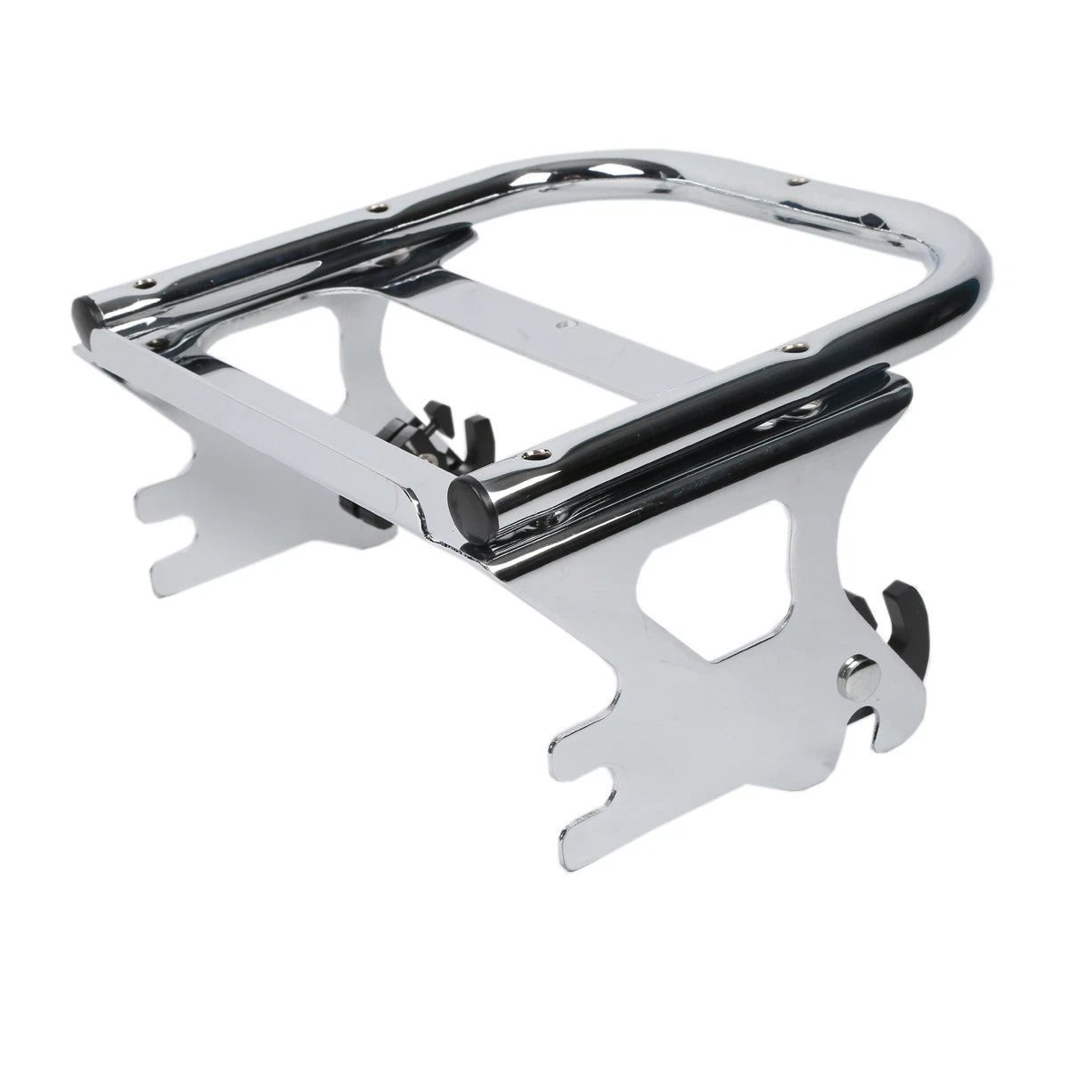 King Trunk Backrest Pad Mount Rack Fit For Harley Touring Road King Glide 97-08