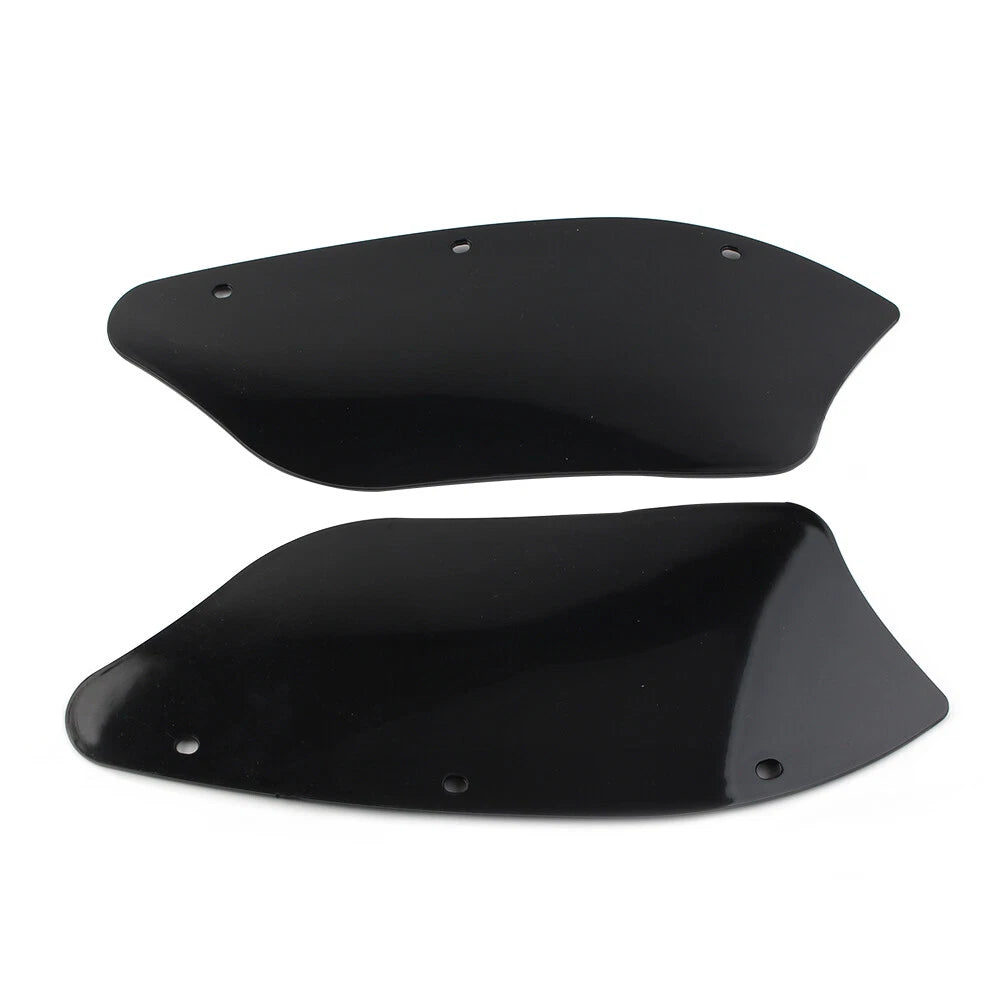 Batwing Fairing Wind Deflectors For Harley Dyna Heritage Softail Road King Black