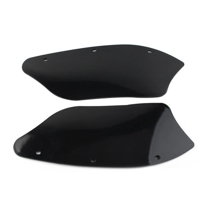Batwing Fairing Wind Deflectors For Harley Dyna Heritage Softail Road King Black