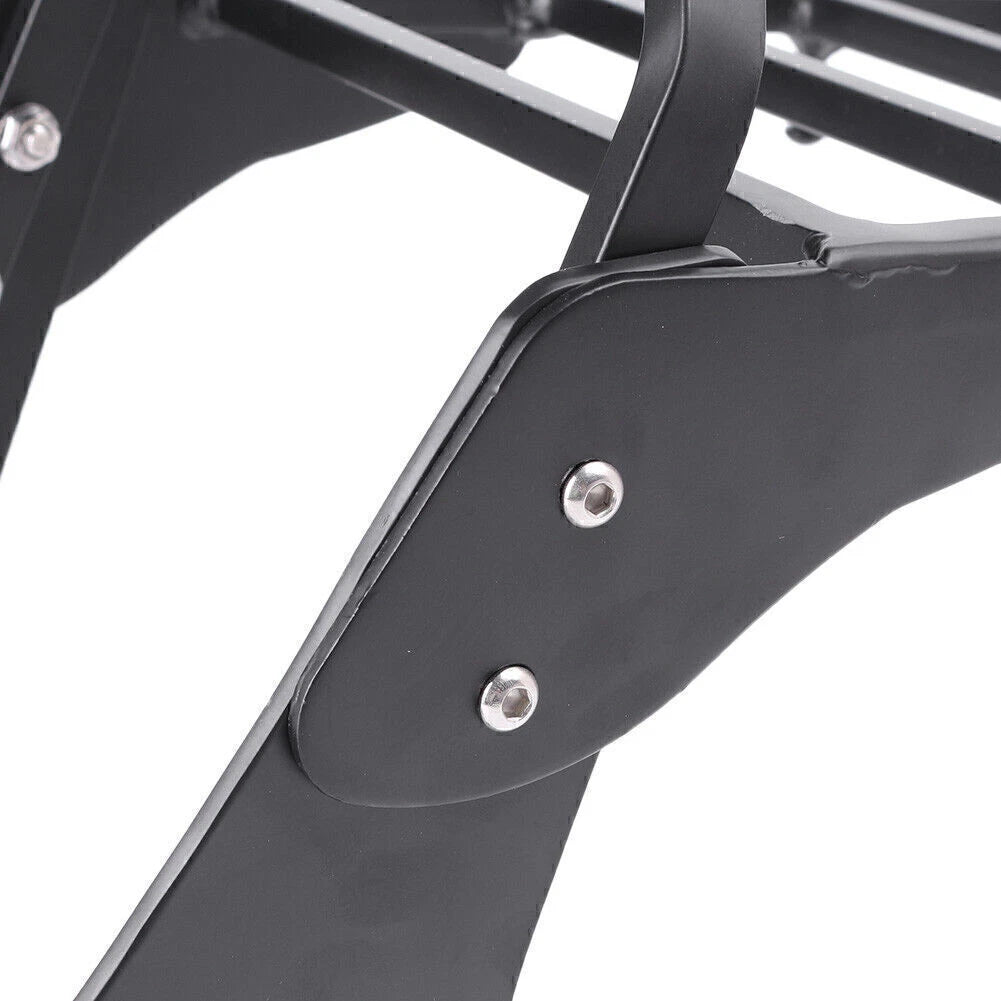 Steel Backrest Sissy Bar & Rack Black Fit for Honda Shadow VT750C Aero 2004-2012