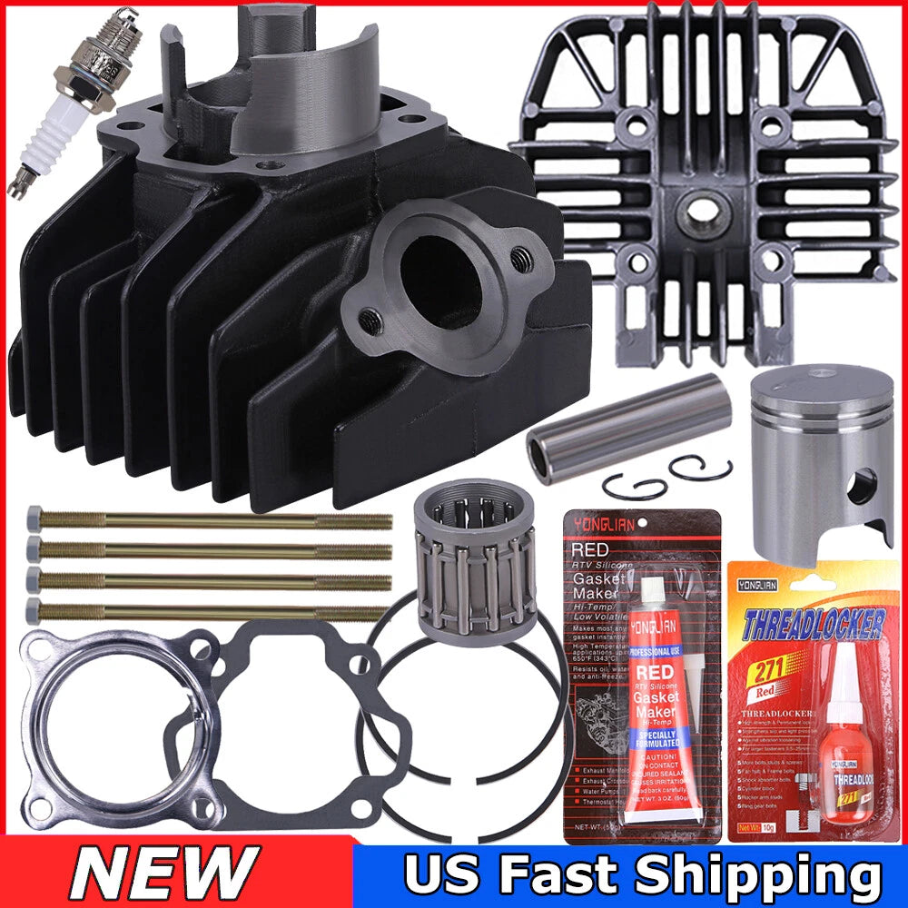 For 1983-2006 Yamaha PW80 PW 80 Cylinder Gasket Piston Ring Top End Rebuild Kit