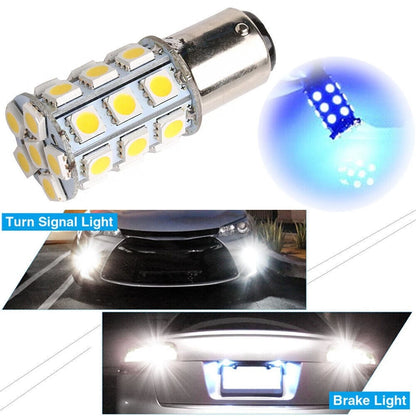 1*BA15D Bulb Light Interior Bulbs Blue 27-SMD 1004 1076 1142 Car boat USA