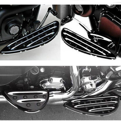 Driver Passenger Floorboards Foot Pegs Floor Boards Fit For Harley Electra Glide