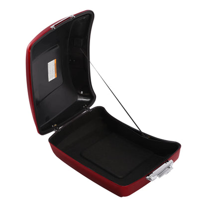 Chopped Trunk Fit For Harley Touring Electra Glide 2014-2025 Velocity Red Sunglo