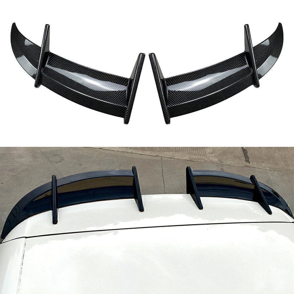 2x ABS Car Rear Roof Spoiler Window Wing For Volkswagen Golf MK6 R 2008-2012