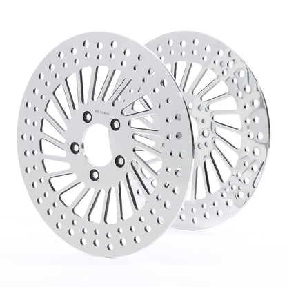 23" Front Wheel Rim Dual Disc Hub Brake Rotor For Harley Road Glide ABS 08-25 US