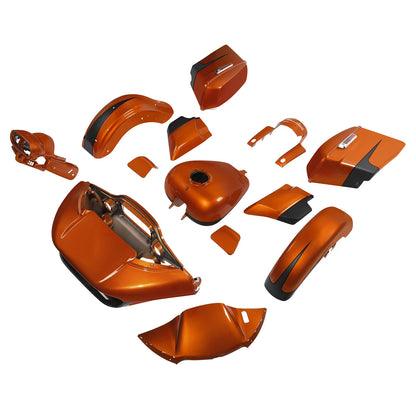 Fairings Body Paint Set For Harley Road Glide 15-Up Scorched Orange/Black Denim
