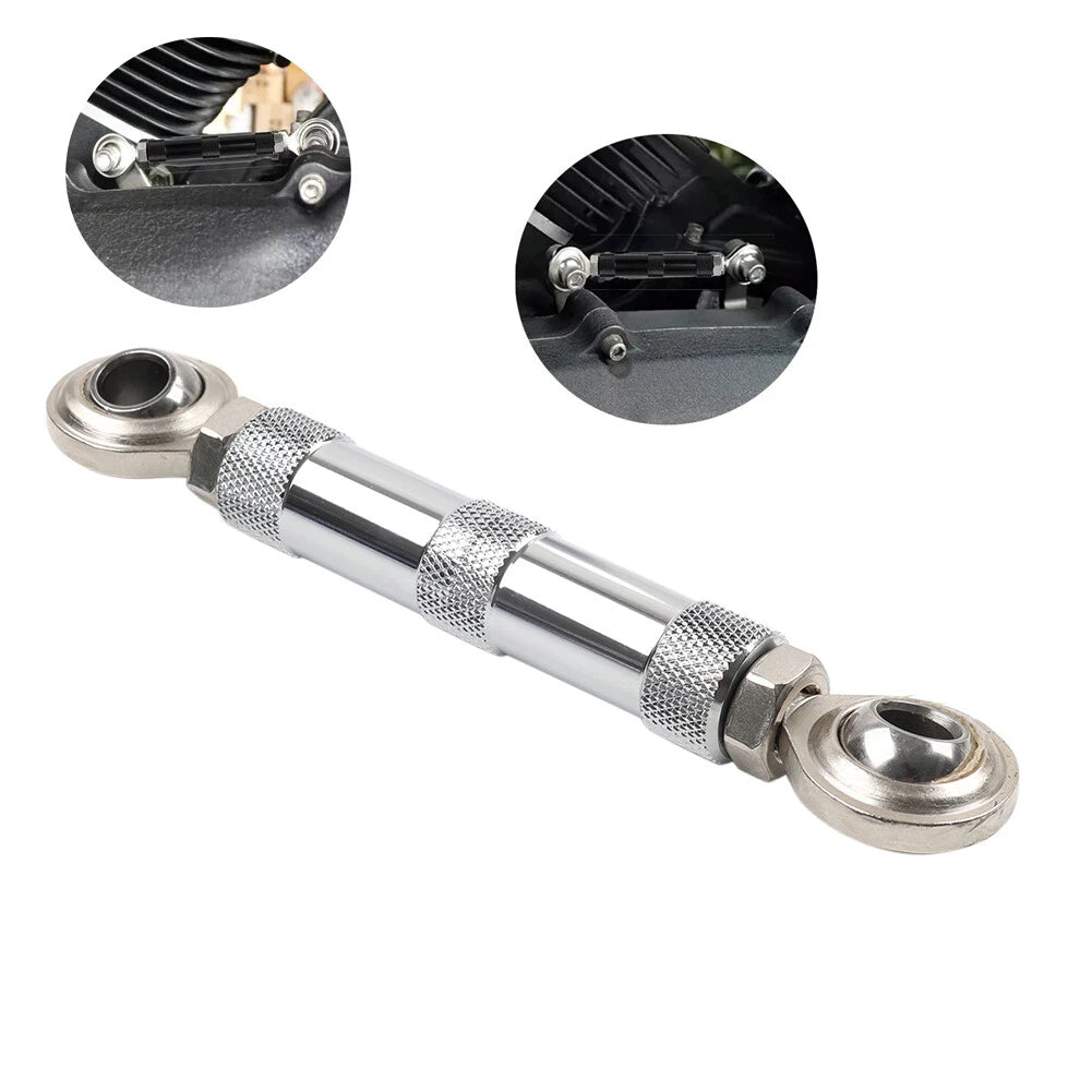 Mid-Control Shift Linkage Rod CNC Chrome Fit Harley Dyna FXD 1984-2017 Fat Bob