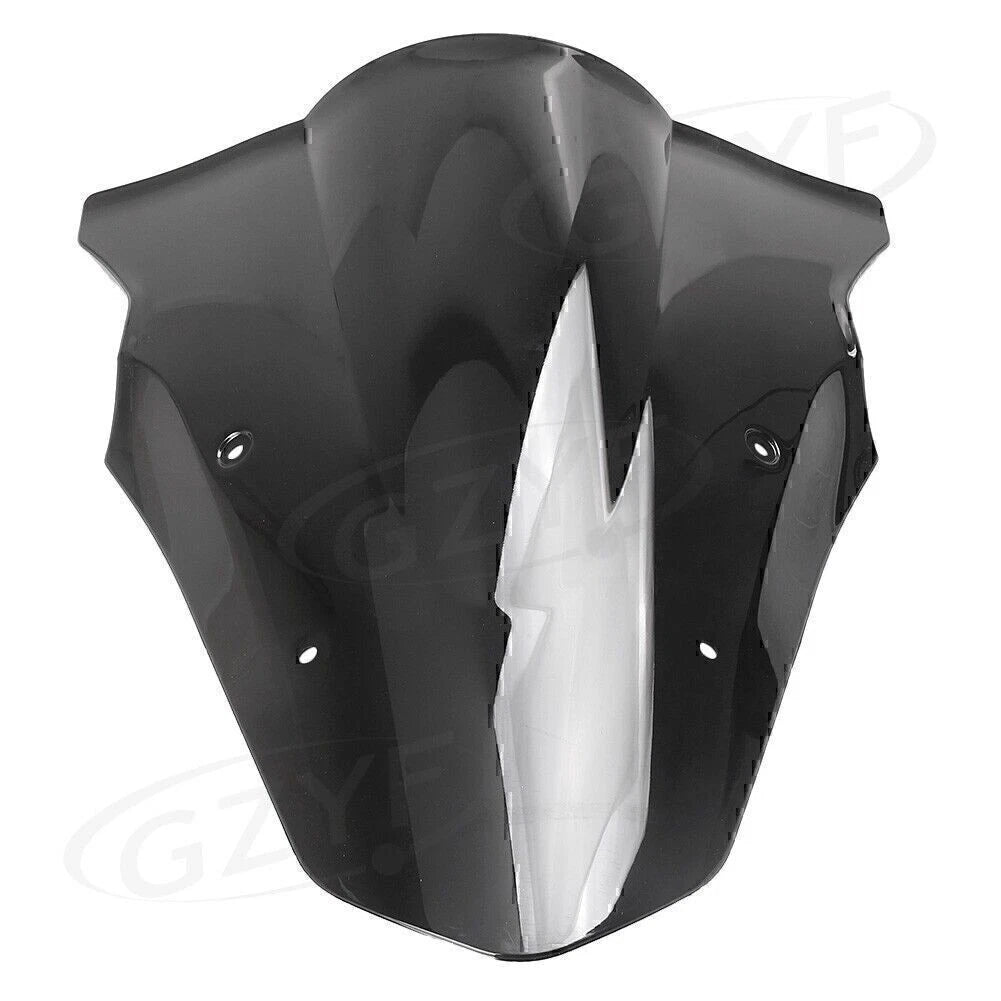 ABS Front Motorcycle Windscreen Double Bubble Screen For Kawasaki ER6F 2012-2016
