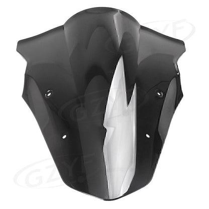 ABS Front Motorcycle Windscreen Double Bubble Screen For Kawasaki ER6F 2012-2016