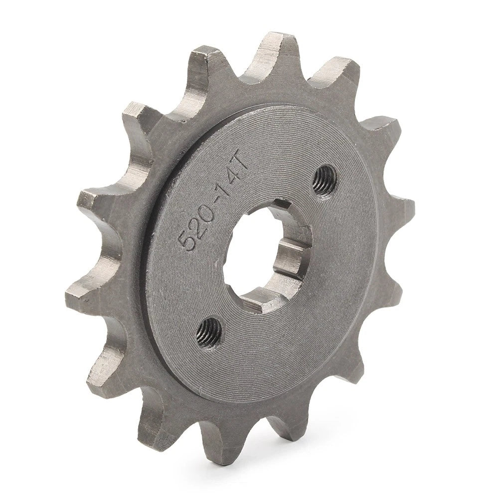 Chain Front Sprocket Cog Fit 125cc-250cc Dirt Pit Bike ATV Go Kart 520-14T 20MM