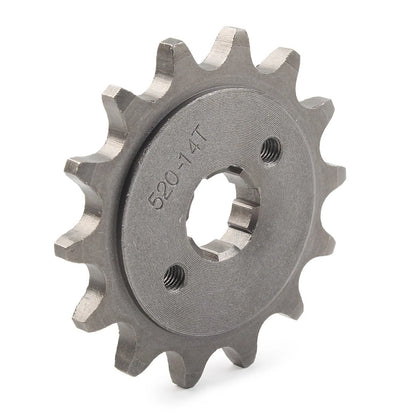 Chain Front Sprocket Cog Fit 125cc-250cc Dirt Pit Bike ATV Go Kart 520-14T 20MM