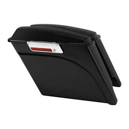 Stretched Hard Saddlebags LED Rear Fender System For Harley Electra Glide 93-08