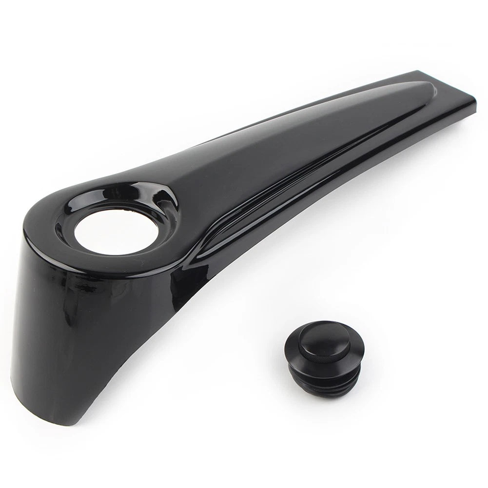 Dash Panel+Gas Tank Cap Cover For Harley Road Street Electra Glide FLHT FLHTCU