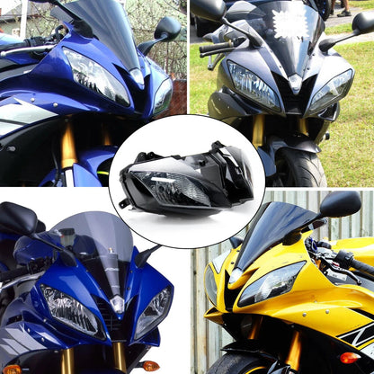 Front Headlight Headlamp Assembly Clear For Yamaha YZF R6 YZF-R6 YZFR6 2006 2007