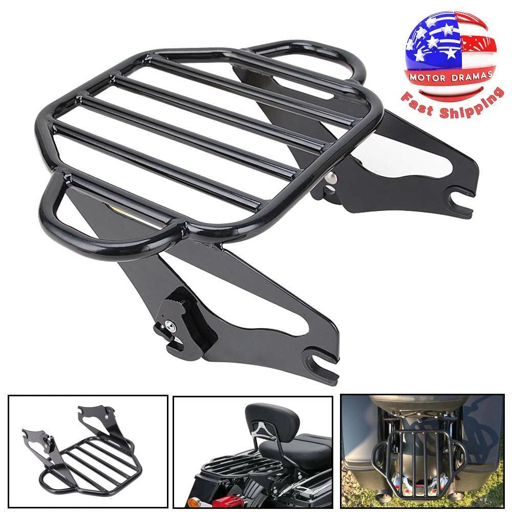 US Backrest Sissy Bar/Luggage Rack/Docking Hardware For Harley Touring 2014-2022