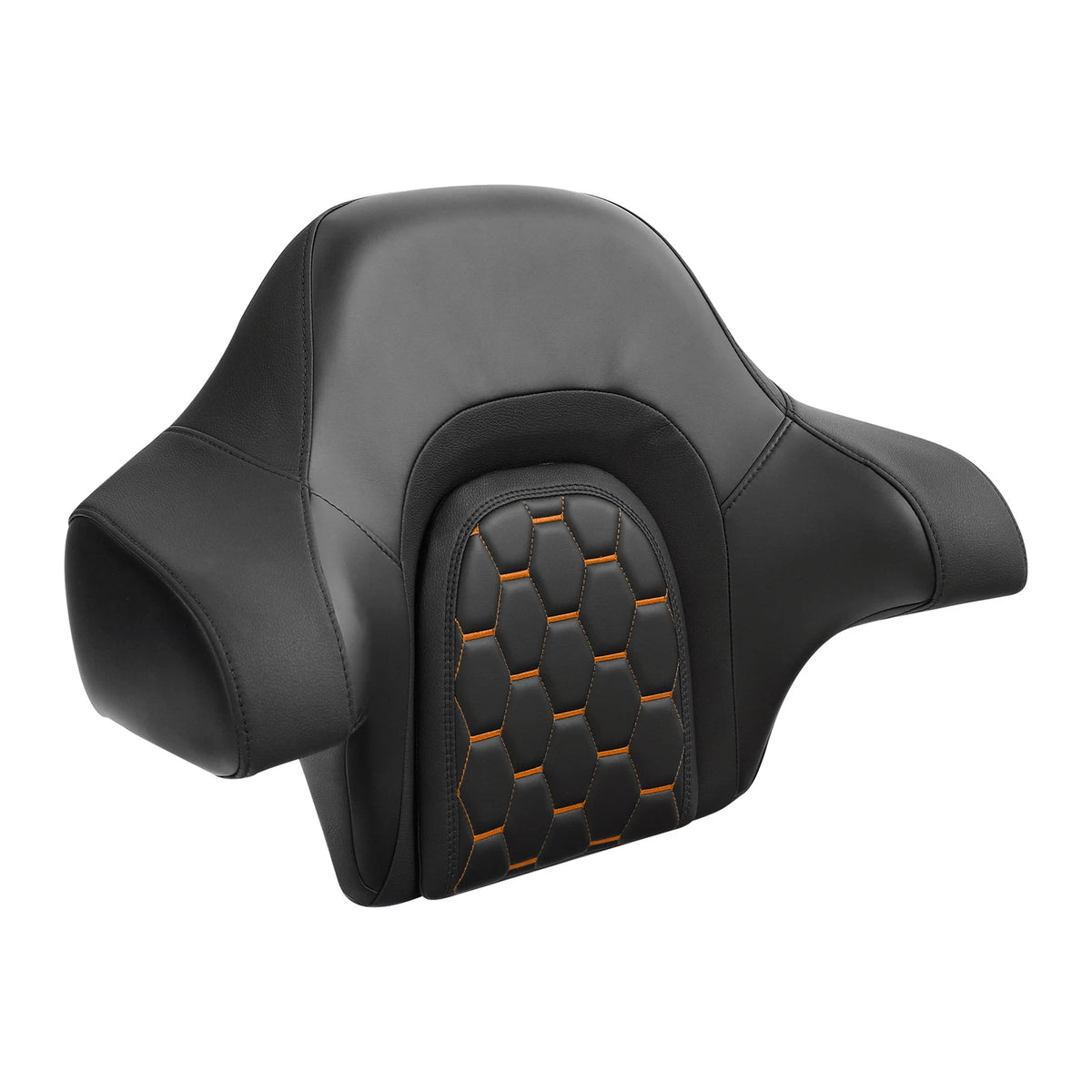 King Trunk Passenger Around Backrest Pad Fit For Harley Touring Road Glide 14-Up