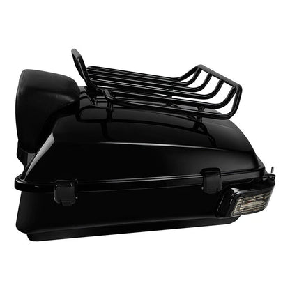 Chopped Trunk Pad Top Rack Tail Light Fit For Harley Electra Glide 14+