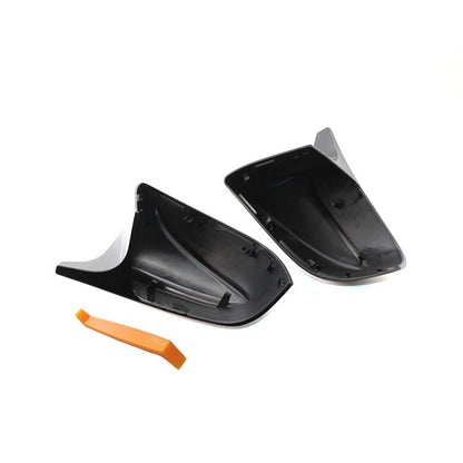 Pair ABS Plastic Rear view mirror cover trim For Tesla Model 3 2017-2020