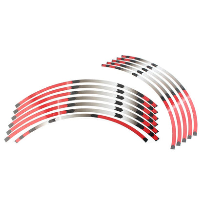 Fit HONDA XR650L 93-2021 XR250l 91-02 Rim Wheel Stripes Decals Tape Stickers red