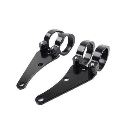 45MM Motorcycle Headlight Bracket Mount Clamp Fork Tube Holder For Harley