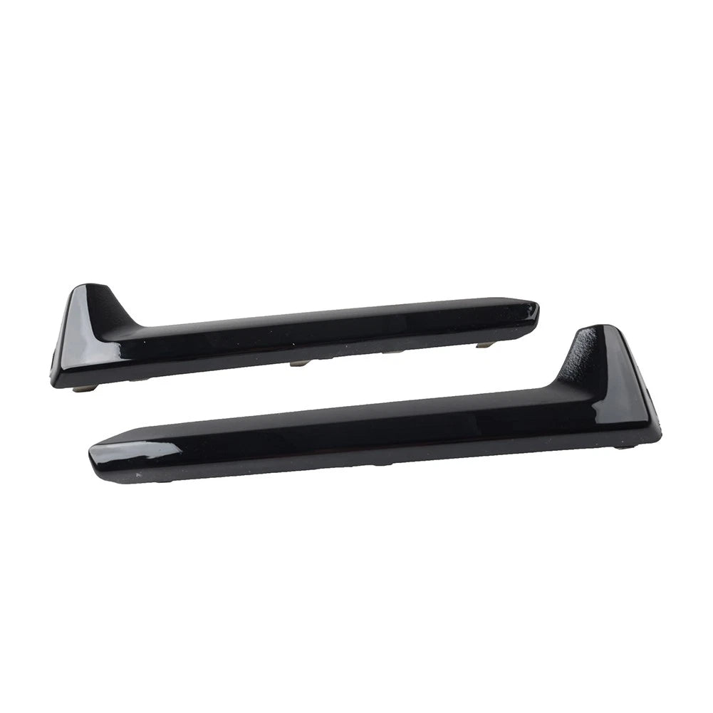 1 Pair Trim Fog Light Molding Trim Glossy Black For Subaru Forester 2017-2018