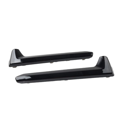 1 Pair Trim Fog Light Molding Trim Glossy Black For Subaru Forester 2017-2018
