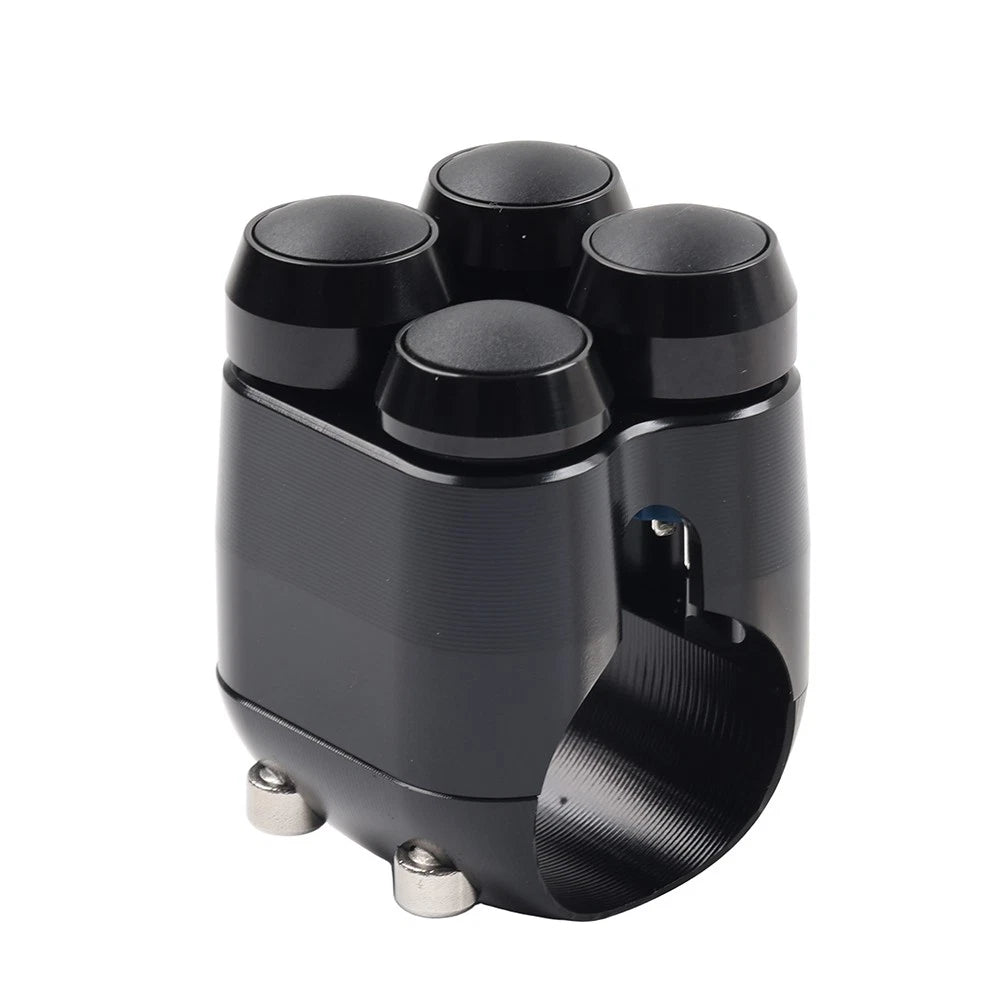 Motorcycle 1" Handlebar Horn Turn Signal Light Control Switch for Harley Bobber