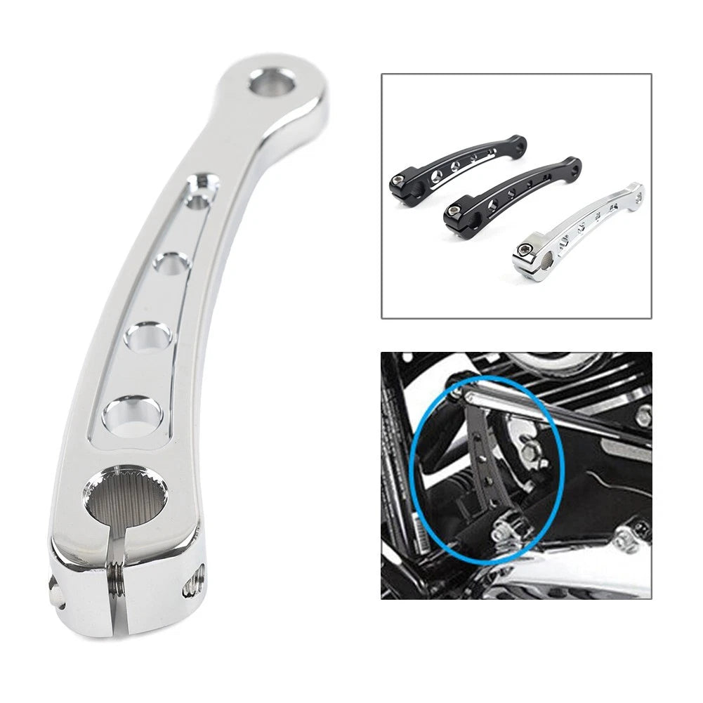 CNC Shifter Shaft Lever Chrome For Harley Touring Street Glide Road King Tri FLT