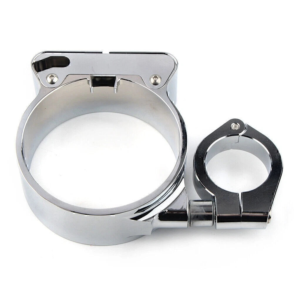 Silver 16" Side Mount Speedo Relocation Bracket For Harley Sportster 1200 883 72