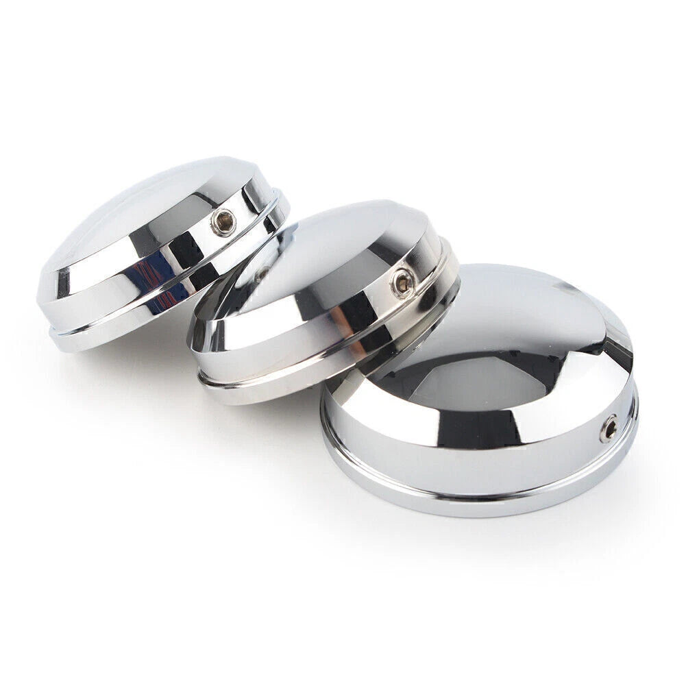 Upper Fork Stem Nut Covers Kit Chrome for Harley FLSS FLSTF FLSTFB FLSTFBS USA