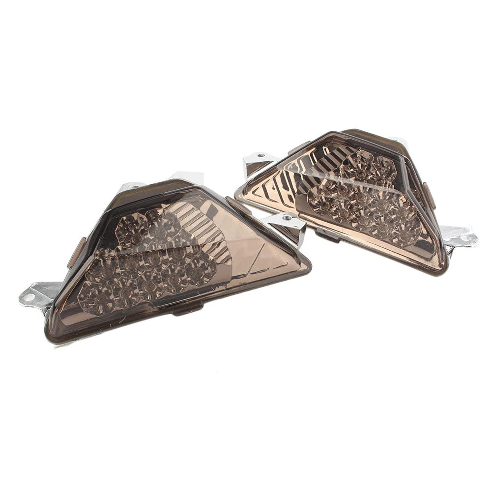 Front Turn Signal Light Amber Indicator For Kawasaki Ninja 300R EX300 13-17 Pair